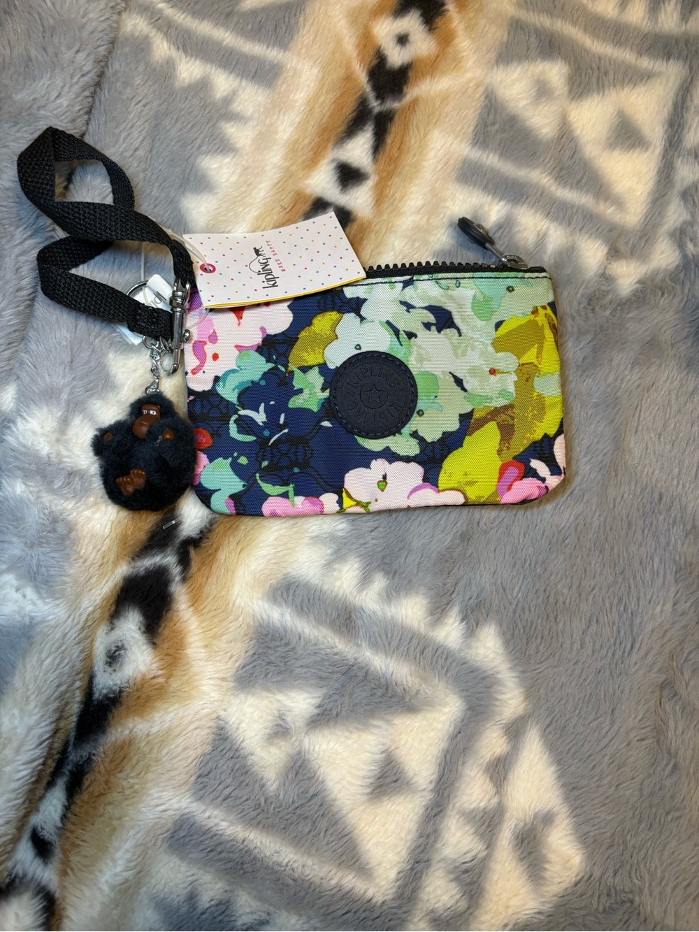 Floral Wristlet Pouch - Multicolor